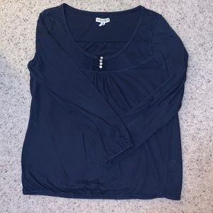 Aeropostale Navy Blue Long Sleeve Shirt